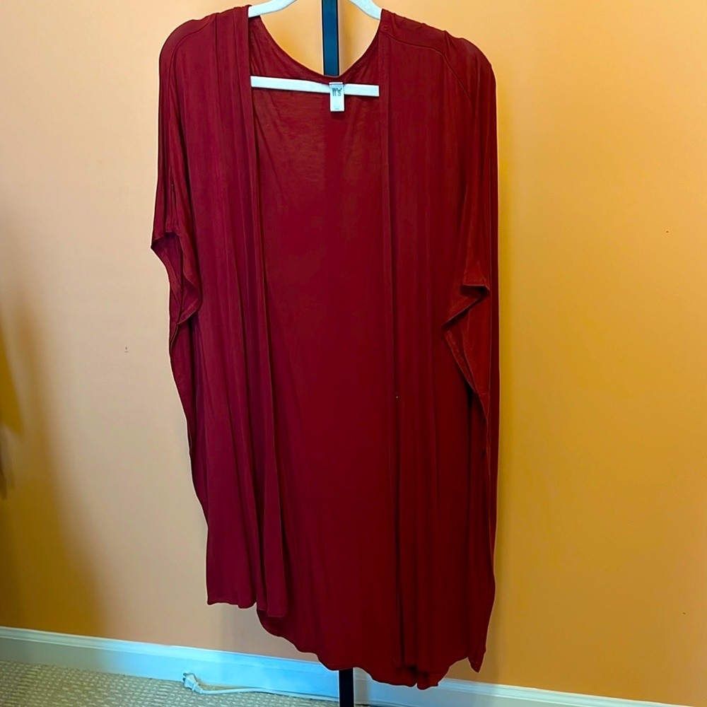 Maroon lightweight shawl size large